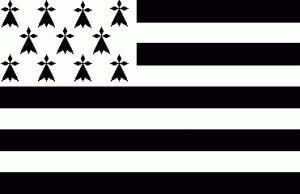Le "Gwenn-ha-du" qui signifie "blanc-et-noir" est le drapeau breton